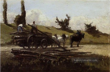 Camille Pissarro Werke - das Holz Wagen Camille Pissarro